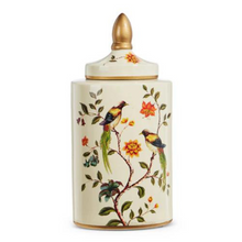  Bird Floral Ginger Jar