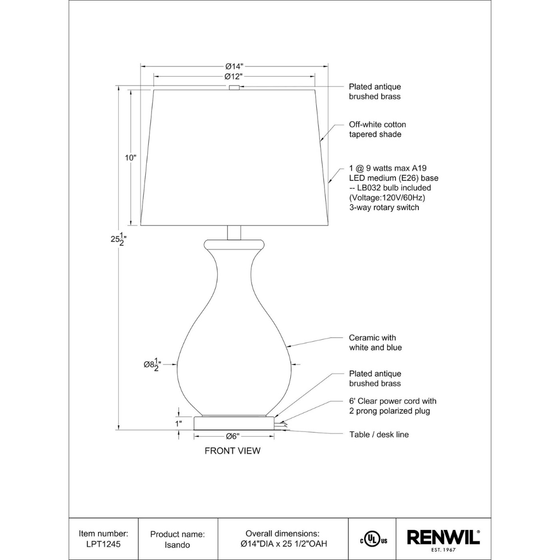 Table Lamp Isando