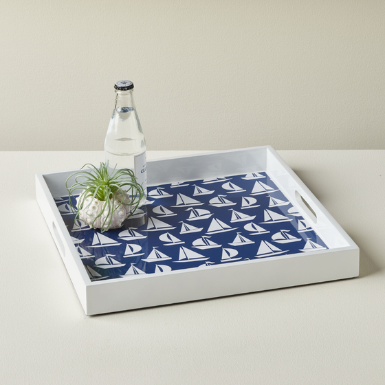 Tray Serving Sailboat