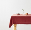 Kootenai Moon Home Linen Tales Linen Table Cloth Red Pear
