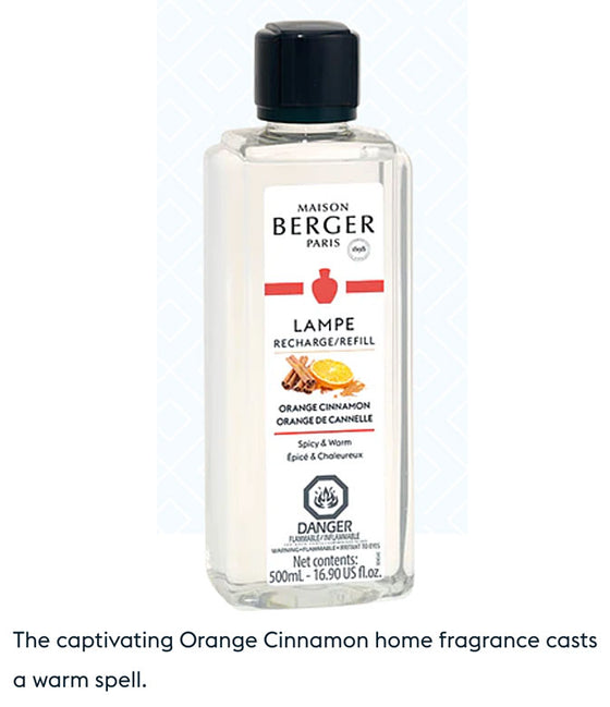 Kootenai Moon Home- Maison Berger Lampe Fragrances - Orange Cinnamon